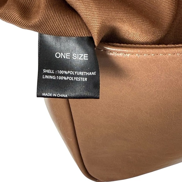 Like Dreams Taupe Quilted Shoulder Bag with Tortoise Chain & Detachable Strap - Picture 9 of 16